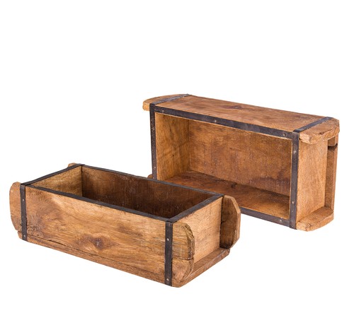 Ziegelform 32x14x9cm holz - ziegelform,