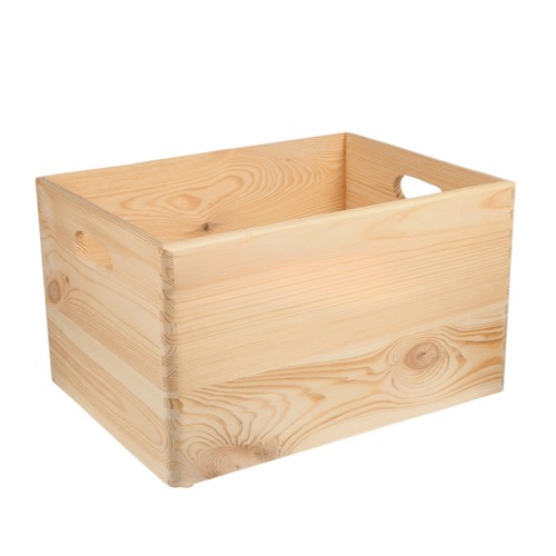 Stapelkiste aus holz - stapelkiste, mit