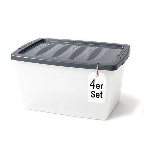 Aufbewahrungsbox mit deckel - deckel, 4x