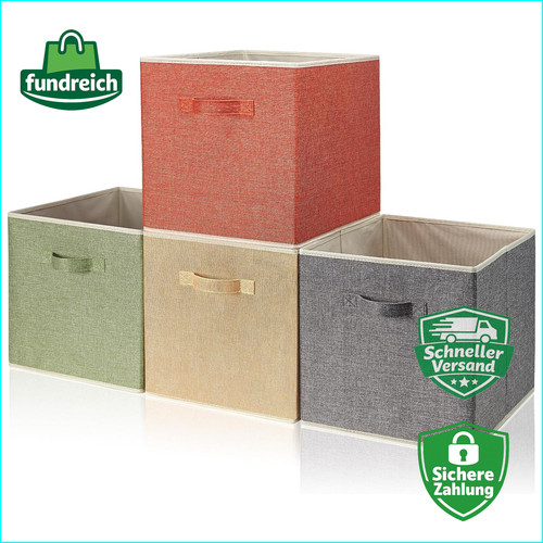 Aufbewahrungsbox aus stoff 4er - stoff,